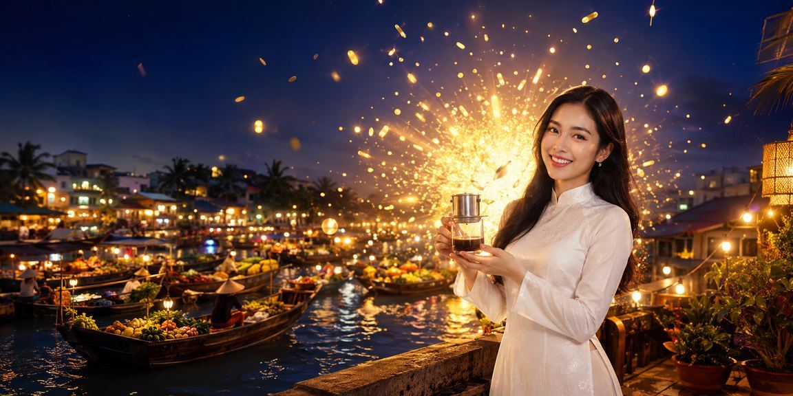 Người dùng Cần Thơ xem kèo thể thao khi uống cà phê sáng tại quán quen